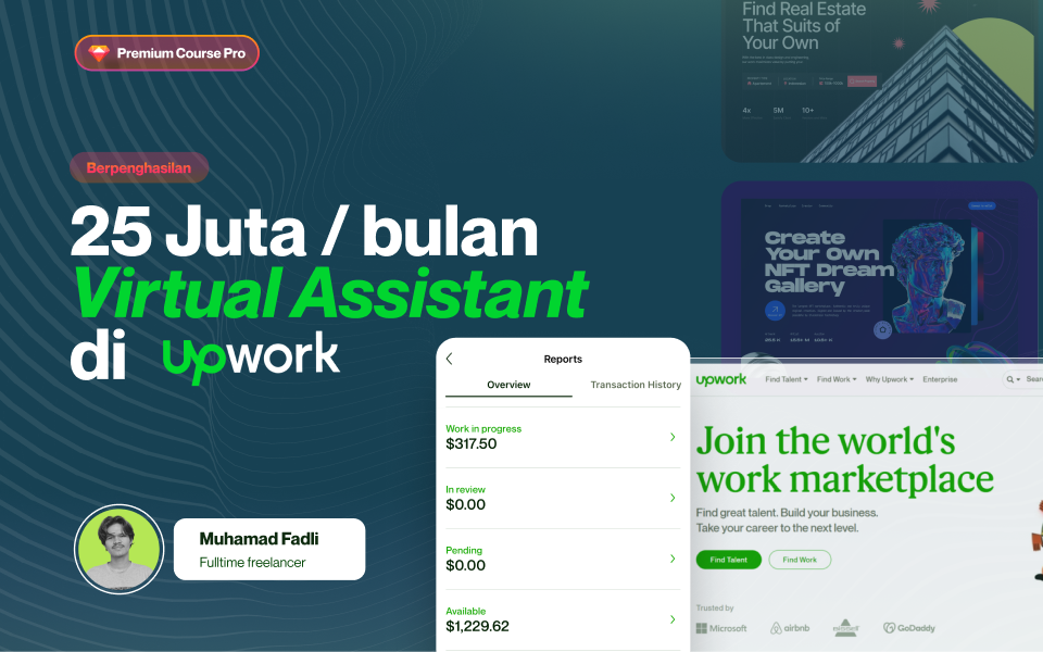 Kelas Become a Successful Freelancer Virtual Assistant on Upwork di BuildWithAngga